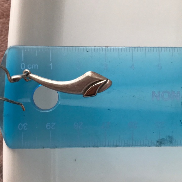 Silver Dangly Earrings - Picture 3 of 3